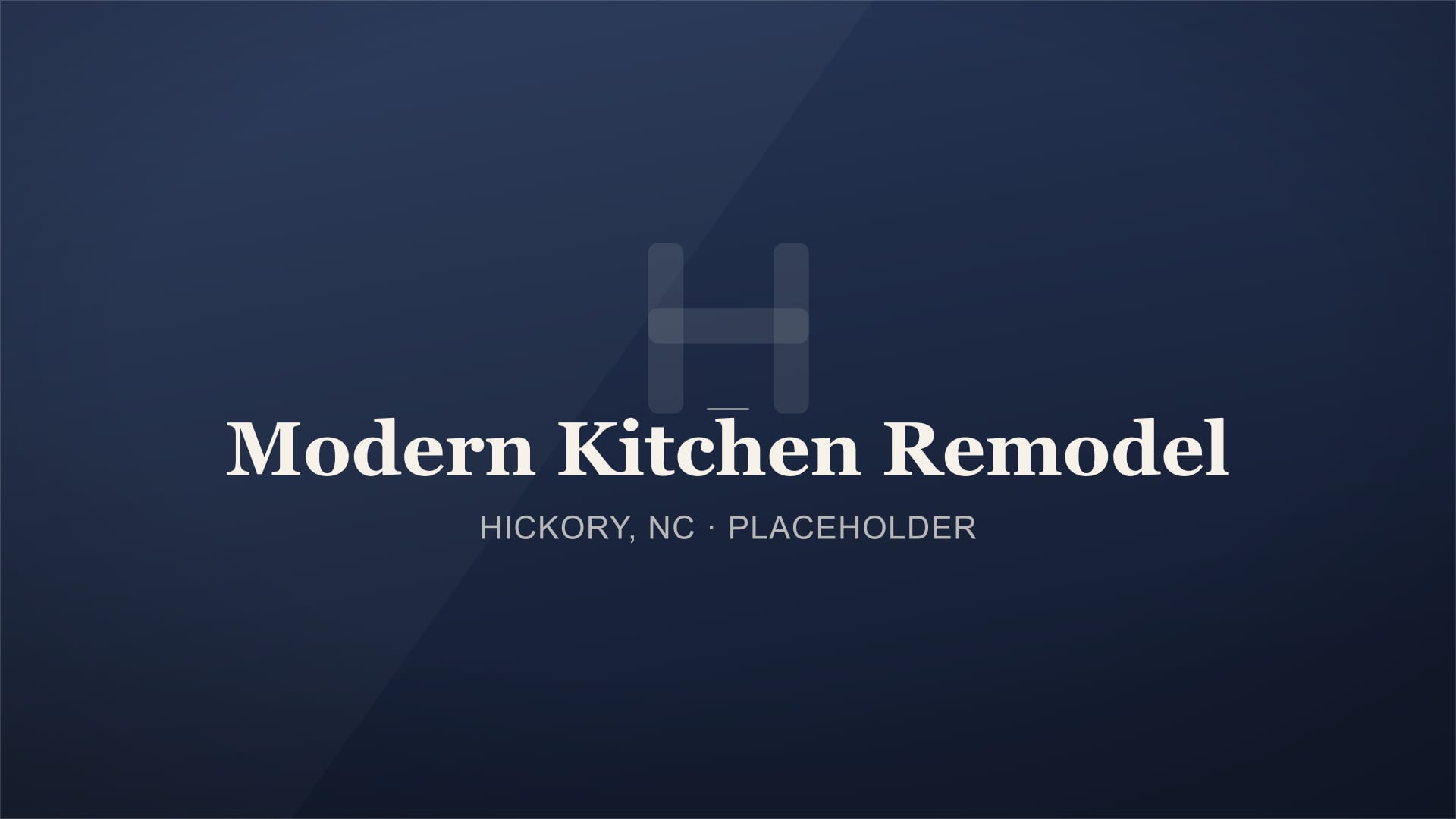 Kitchen remodeling in Hickory, NC