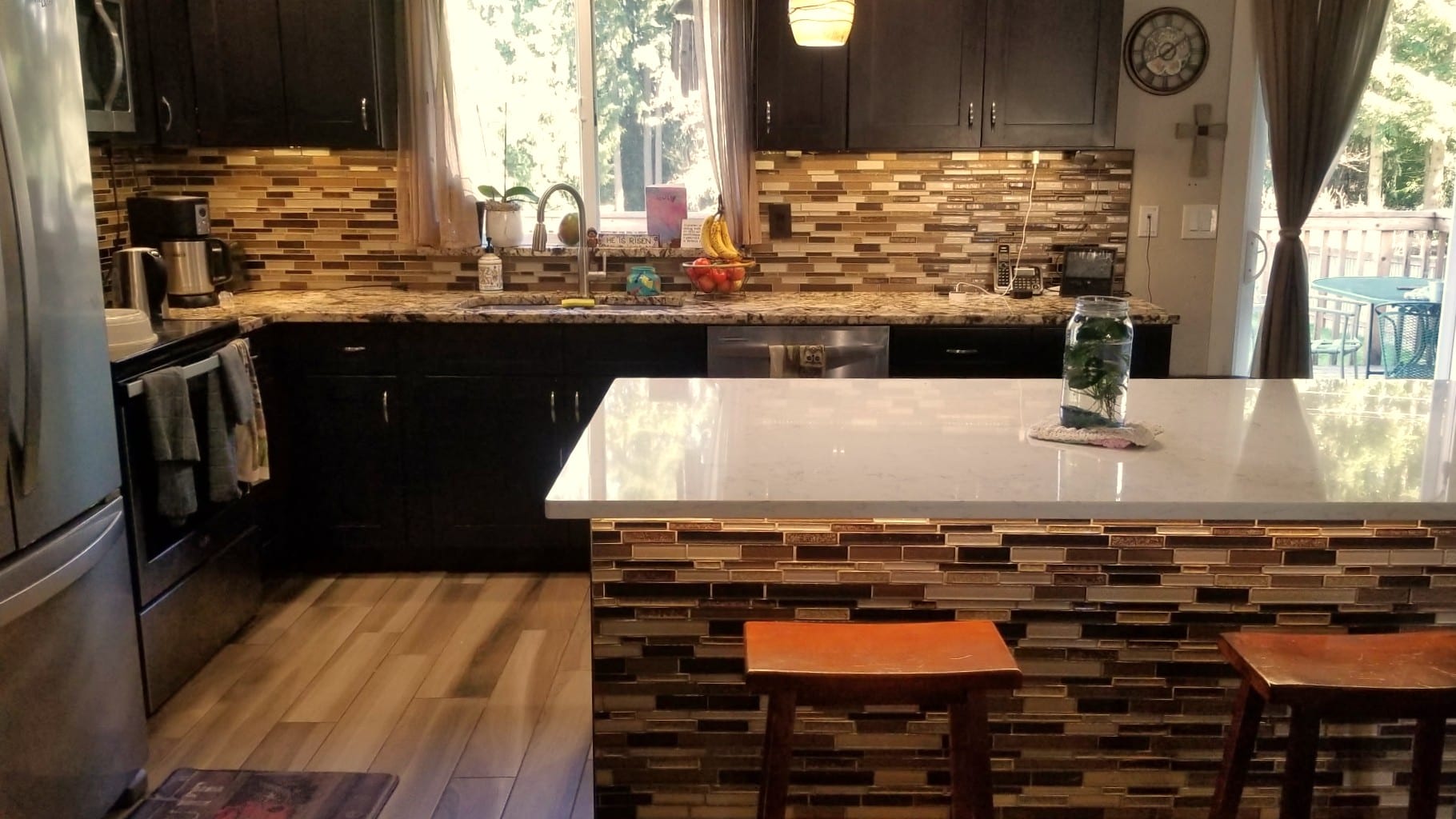 Kitchen remodeling in Hickory, NC — modern kitchen with custom cabinets and island